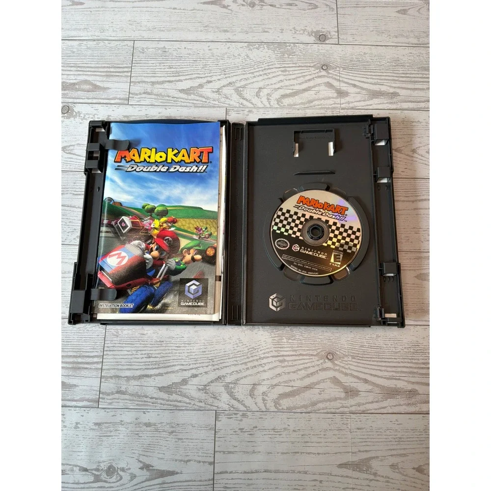 Nintendo Mario Kart Double Dash GameCube NTSC-U Black Multi-Color Retro Y2K Game